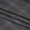 1 Yard Super 130s Wool Twill Suiting Gray and Sky Blue Plaid 60 inch Width